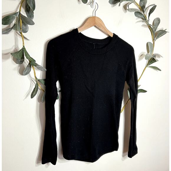 Lululemon Black Crew Neck Sweater - Picture 1 of 4